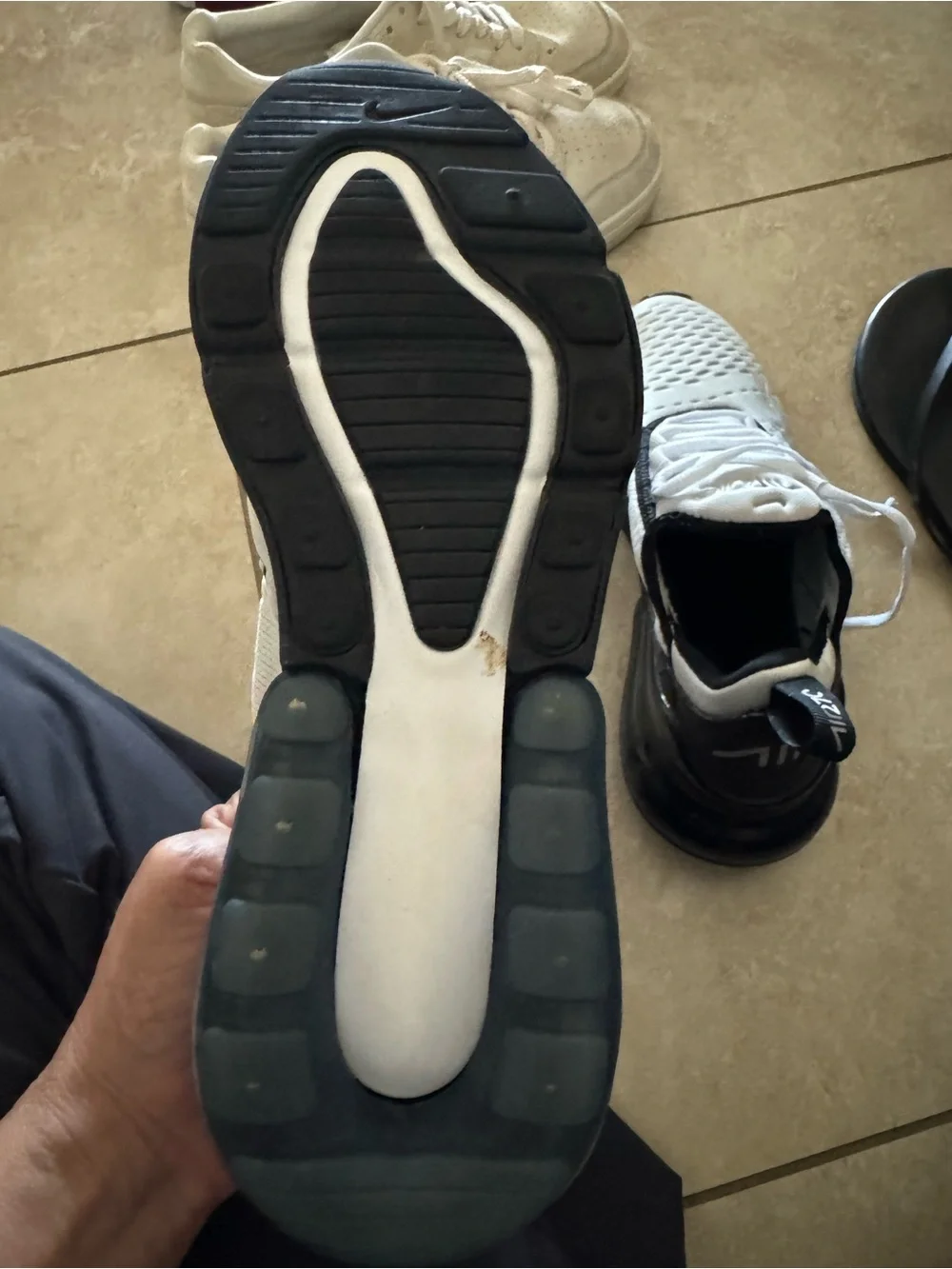 Nike Men’s Sneakers in White and Black